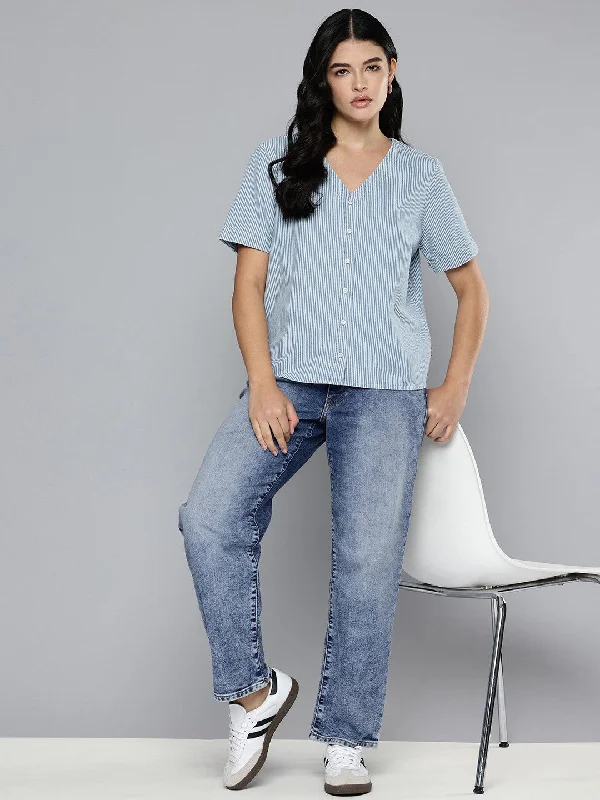 Women's High Rise 94 Baggy Fit Jeans Trendy Plus Size Jeans
