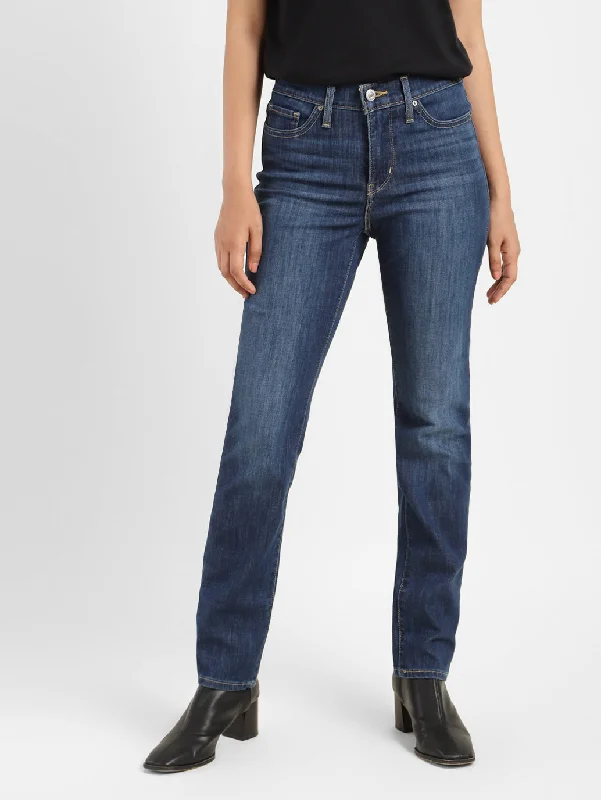 Women's Mid Rise 312 Slim Fit Jeans Elegant Tapered Leg Denim
