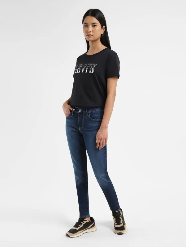 Women's Mid Rise 710 Super Skinny Fit Jeans Stylish Slim Fit Denim